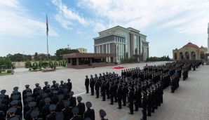 DİN-də “Polis Günü”nə həsr olunmuş təntənəli mərasim keçirilib -   VİDEO — foto 4