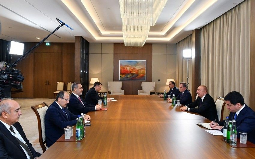 Prezident Türkiyənin xarici işlər nazirini qəbul etdi -   YENİLƏNDİ