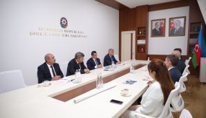 Şəmkir və Gədəbəy şəhərlərinin Baş planlarının icra vəziyyəti müzakirə olundu, hər iki şəhər sakinləri Dövlət Komitəsinin sədri tərəfindən qəbul edildi — foto 2
