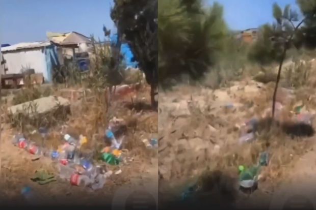 Novxanı çimərliyində acınacaqlı vəziyyət hökm sürür -     VİDEO