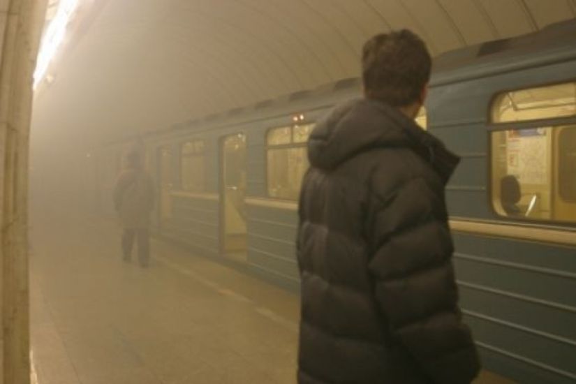 Bakı metrosunda yanğın olub