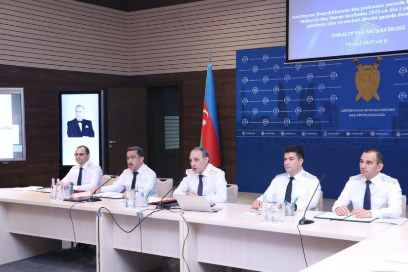 Baş prokuror yanında Korrupsiyaya qarşı Mübarizə Baş İdarəsində geniş əməliyyat müşavirəsi keçirildi