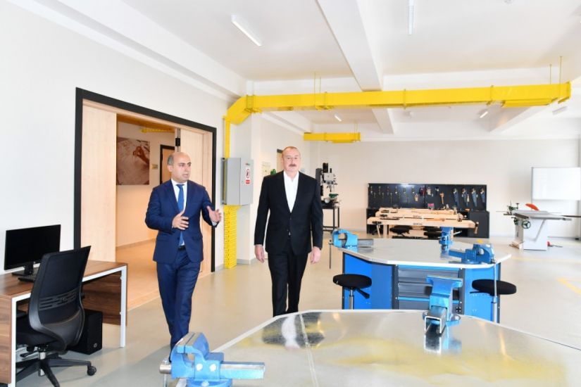 Prezident İlham Əliyev Cəlilabad Dövlət Peşə Təhsil Mərkəzinin açılışında iştirak etdi -     YENİLƏNDİ