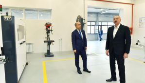 Prezident İlham Əliyev Cəlilabad Dövlət Peşə Təhsil Mərkəzinin açılışında iştirak etdi -     YENİLƏNDİ — foto 7