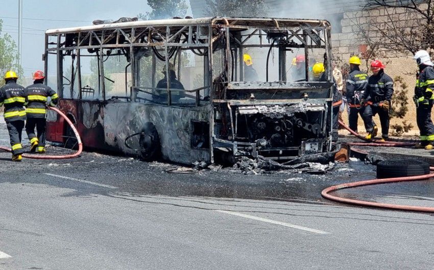 Bakıda yanan sərnişin avtobusu ilə bağlı     RƏSMİ AÇIQLAMA