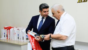 Naftalanda mətbuat nümayəndələri ilə görüş keçirildi -   FOTOLAR — foto 4