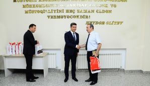 Naftalanda mətbuat nümayəndələri ilə görüş keçirildi -   FOTOLAR — foto 5