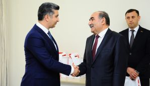 Naftalanda mətbuat nümayəndələri ilə görüş keçirildi -   FOTOLAR — foto 6
