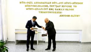 Naftalanda mətbuat nümayəndələri ilə görüş keçirildi -   FOTOLAR — foto 9