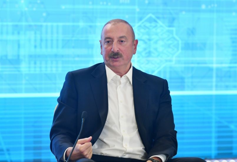 Prezident: Qarabağın və Şərqi Zəngəzurun bərpası prosesinin birinci mərhələsində əsas vəzifəmiz 8 şəhəri və 100 kəndi yenidən qurmaqdır