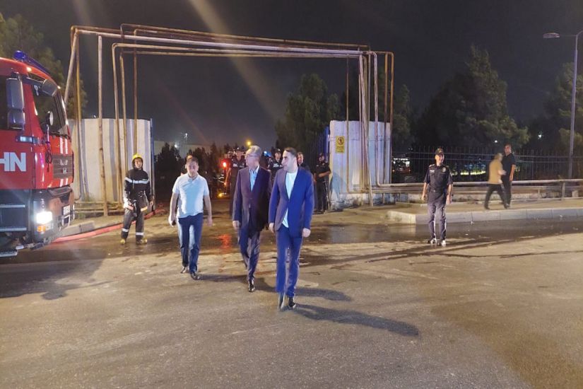 Bakıda yanğın:       Eldar Əzizov hadisə yerinə gəldi
