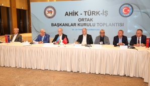 Bakıda AHİK və TÜRK-İŞ-in birgə yığıncağı keçirilib — foto 6