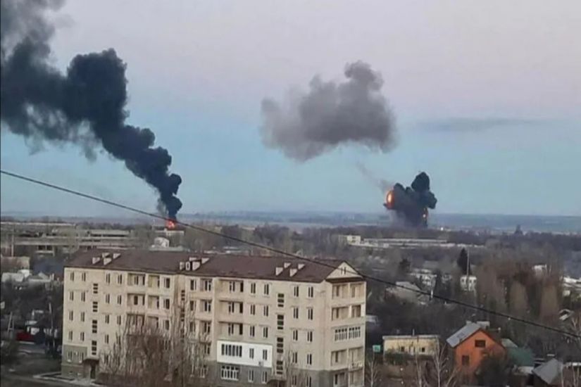 Kiyev atəşə tutulub:      3 ölü, 9 yaralı