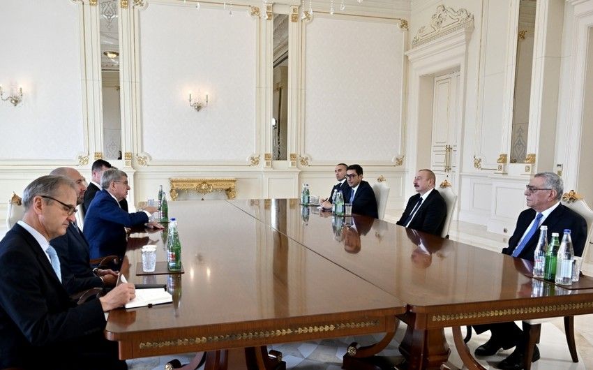 Prezident İlham Əliyev Beynəlxalq Olimpiya Komitəsinin Prezidentini qəbul etdi -   YENİLƏNDİ