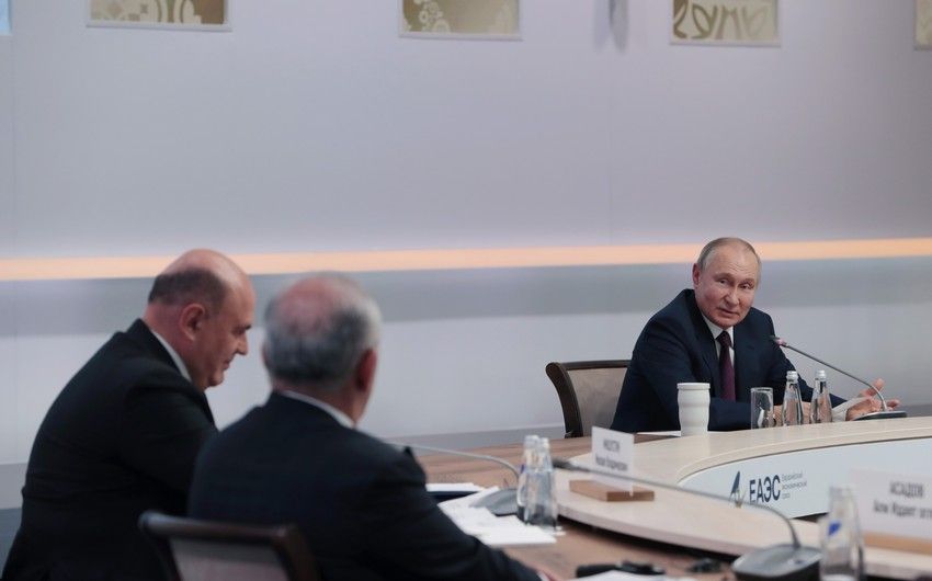 Əli Əsədov MDB Hökumət Başçıları Şurasının üzvlərinin Rusiya Prezidenti Vladimir Putinlə görüşündə iştirak edib -       FOTO