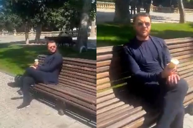 Emin Ağalarov bulvarda -       VİDEO