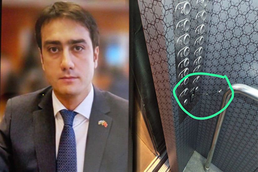 Binəqədi məhkəməsi hakimin liftin düyməsini qırmasına münasibət bildirdi