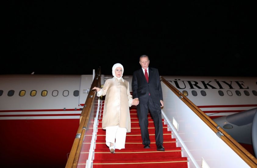 Ərdoğan Azərbaycana gəldi