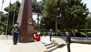 Türkiyə Prezidenti şəhidlərin xatirəsini ehtiramla yad etdi -     FOTO — foto 9