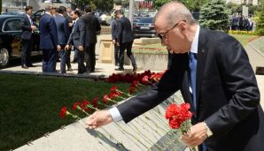 Türkiyə Prezidenti şəhidlərin xatirəsini ehtiramla yad etdi -     FOTO — foto 13