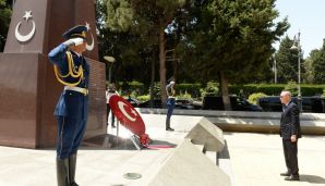 Türkiyə Prezidenti şəhidlərin xatirəsini ehtiramla yad etdi -     FOTO — foto 8