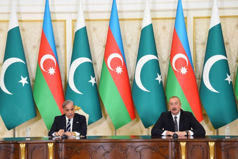 Prezident İlham Əliyev və Baş nazir Məhəmməd Şahbaz Şərif mətbuata bəyanatlarla çıxış ediblər -     YENİLƏNDİ