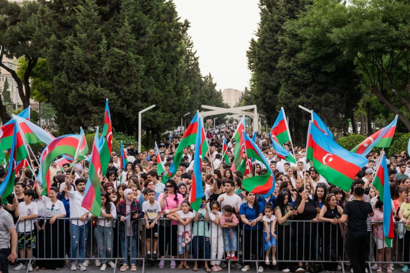 Nərimanovda bayram təntənəsi -     FOTO - VİDEO