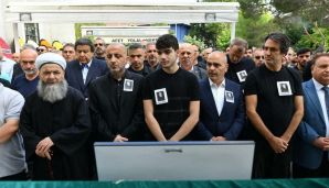 Mübariz Mənsimov atası ilə belə vidalaşdı -     FOTO — foto 5