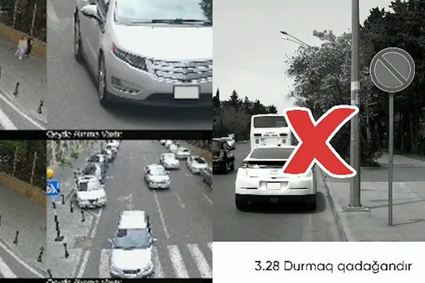 Sürücülərin diqqətinə:     Dayanma və durmanı qadağan edən nişan olmasa da, cərimələnə bilərsiniz - VİDEO