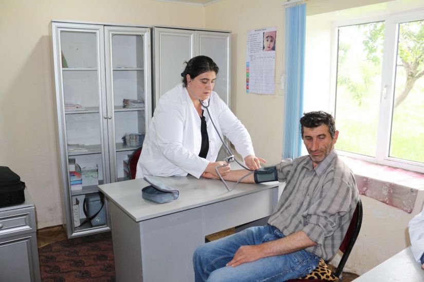 Söyüdlü kənd sakinləri tibbi müayinədən keçirilir -       FOTOLAR