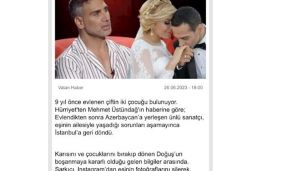 Xoşqədəmlə Doğuş boşanır? -   FOTO — foto 1