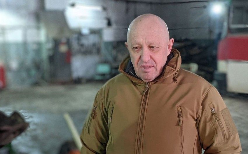 Priqojinin təyyarəsi Belarusda eniş etdi