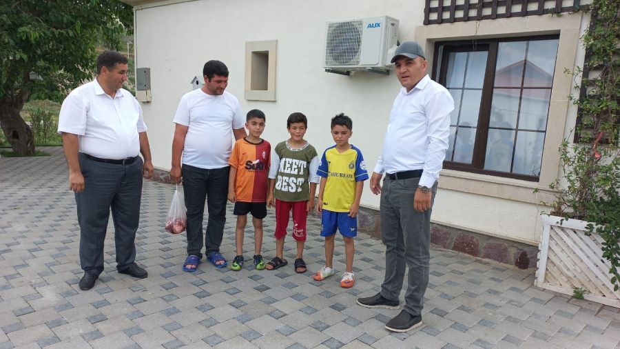 Talış kəndində 30 ildən sonra ilk Qurban kəsilib
