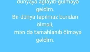 Hacı Şahinin ölümündən öncəki son paylaşımı — foto 1