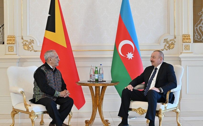 İlham Əliyev Timor-Lestenin Prezidenti ilə görüşdü -     YENİLƏNDİ