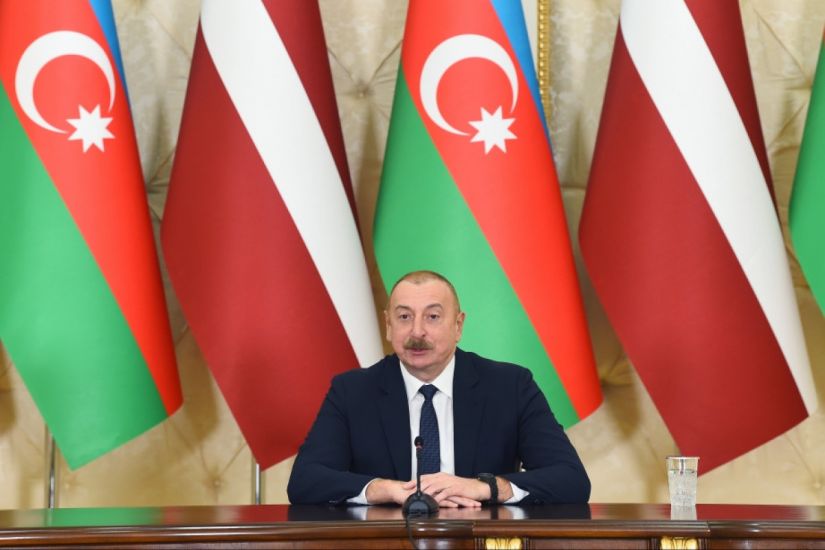 İlham Əliyev: Latviya və Azərbaycan strateji tərəfdaşlardır