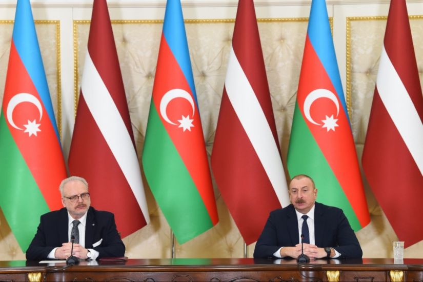 Prezident: Latviya Prezidentinin bugünkü səfəri sıx əməkdaşlığımızın yaxşı təzahürüdür