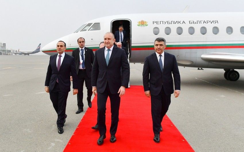 Bolqarıstan Prezidenti Azərbaycana işgüzar səfərə gəldi