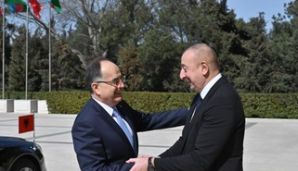 Azərbaycan Prezidenti İlham Əliyev Albaniya Prezidenti Bayram Beqay ilə görüşdü -     YENİLƏNDİ — foto 4