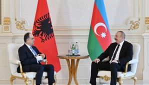 Azərbaycan Prezidenti İlham Əliyev Albaniya Prezidenti Bayram Beqay ilə görüşdü -     YENİLƏNDİ — foto 2