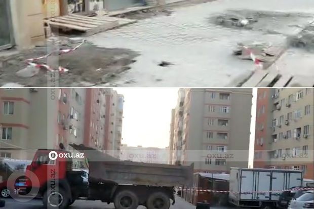 “Kristal Abşeron”un tikdiyi “Qobu Park-2”nin sakinləri təhlükə ilə üz-üzədirlər: Bina əyilib -       VİDEO