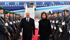 Prezident İlham Əliyev Almaniyaya işgüzar səfərə getdi -   FOTOLAR — foto 1