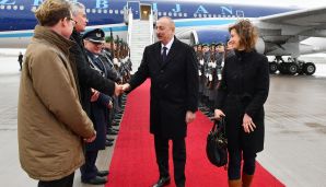 Prezident İlham Əliyev Almaniyaya işgüzar səfərə getdi -   FOTOLAR — foto 3