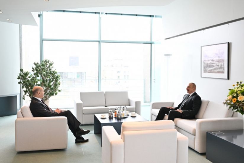 İlham Əliyev: Almaniya ilə Azərbaycan arasında əlaqələr çox yüksək səviyyədədir