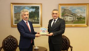 Vəkillər Kollegiyasının nümayəndə heyəti Türkiyə məhkəmə hakimiyyətinin rəhbər şəxsləri ilə görüşüb -       FOTO — foto 3