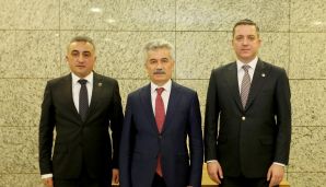 Vəkillər Kollegiyasının nümayəndə heyəti Türkiyə məhkəmə hakimiyyətinin rəhbər şəxsləri ilə görüşüb -       FOTO — foto 7