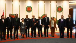 Vəkillər Kollegiyasının nümayəndə heyəti Türkiyə məhkəmə hakimiyyətinin rəhbər şəxsləri ilə görüşüb -       FOTO — foto 8