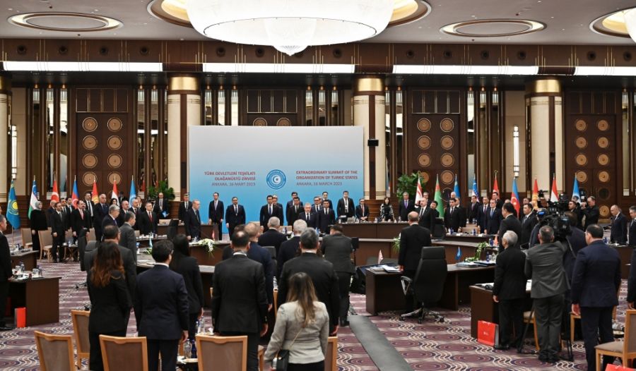 Ankarada Türk Dövlətləri Təşkilatının dövlət başçılarının birgə naharı olub