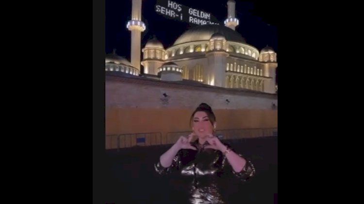 Fatimənin məscid önündəki videosu qalmaqal yaratdı -     VİDEO