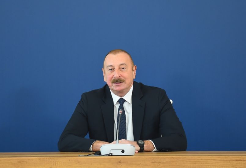 Prezident: İşğal dövründə Şuşanın dağıdılması bir daha göstərir ki, o, heç vaxt ermənilər üçün doğma şəhər olmamışdır